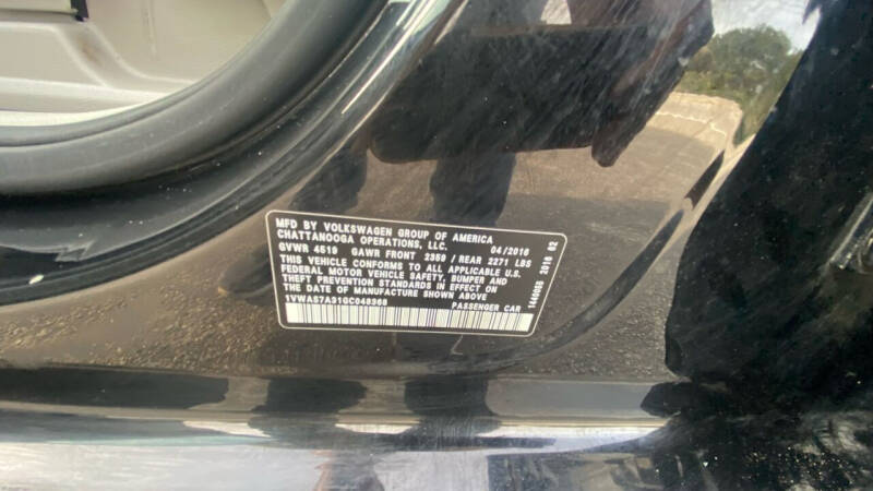 2016 Volkswagen Passat 1.8T S