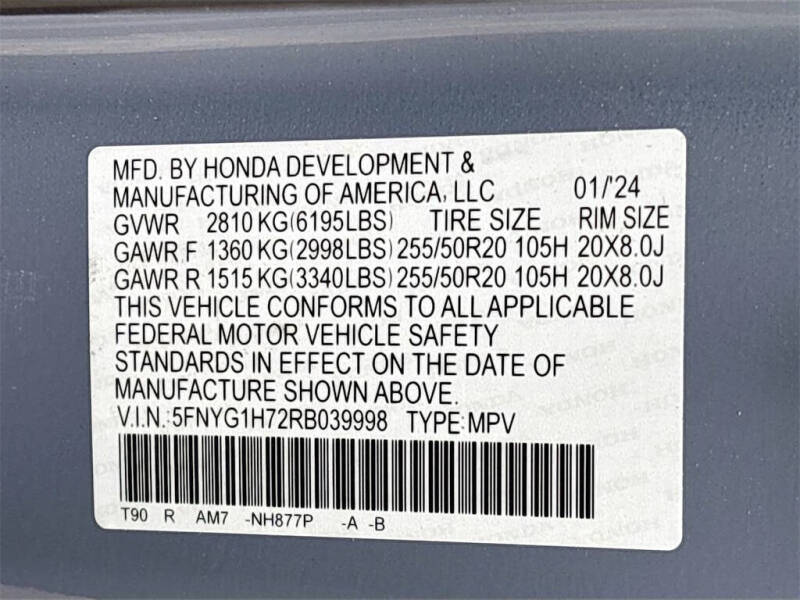 2024 Honda Pilot Touring