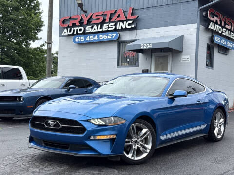 2021 Ford Mustang for sale at Crystal Auto Sales Inc in Nashville TN