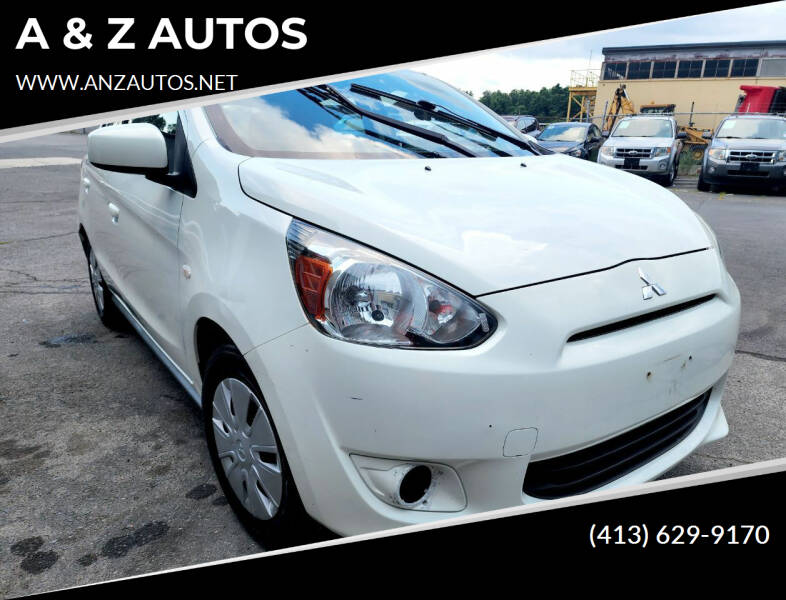 2014 Mitsubishi Mirage for sale at A & Z AUTOS in Westfield MA