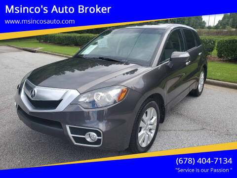 2010 Acura RDX for sale at Msinco's Auto Broker in Snellville GA