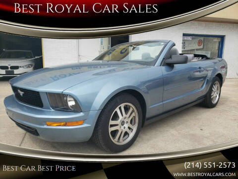2007 Ford Mustang for sale at Best Royal Car Sales in Dallas TX