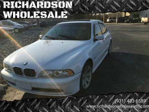 2003 BMW 5 Series for sale at RICHARDSON WHOLESALE in Fayetteville TN