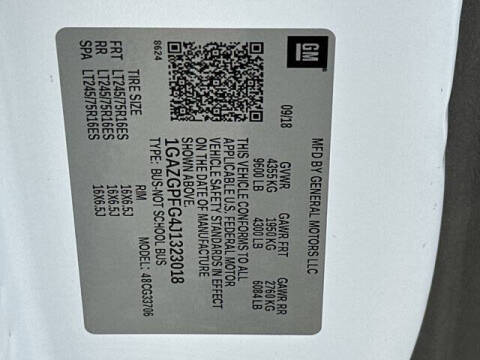 2018 Chevrolet Express LT 3500