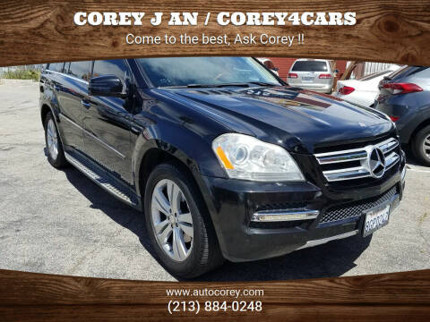 2012 Mercedes-Benz GL-Class for sale at WWW.COREY4CARS.COM / COREY J AN in Los Angeles CA