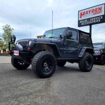 2017 Jeep Wrangler for sale at Hayden Cars in Coeur D Alene ID