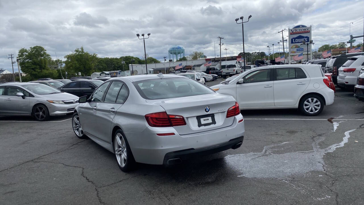Silver 2013 BMW 5 Series 550i 550i 4dr Sedan 2