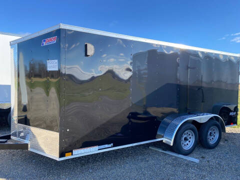 2023 Pace American 7x16 Sloped V-Nose 7K Axle