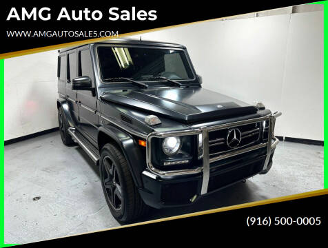 2015 Mercedes-Benz G-Class for sale at AMG Auto Sales in Rancho Cordova CA