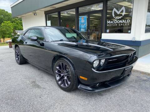 2012 Dodge Challenger for sale at MacDonald Motor Sales in High Point NC