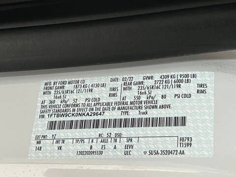 2022 Ford E-Transit 350