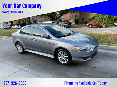 2015 Mitsubishi Lancer for sale at Your Kar Company in Norfolk VA