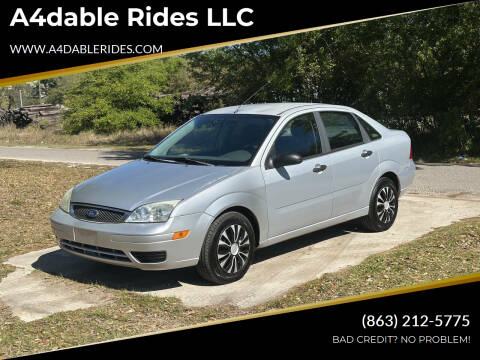 2005 Ford Focus for sale at A4dable Rides LLC in Haines City FL