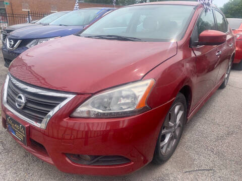 2014 Nissan Sentra for sale at HIDALGOS AUTO SALES in Omaha NE