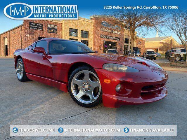 2000 Dodge Viper for sale at International Motor Productions in Carrollton TX