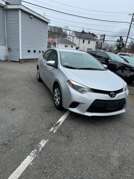 2014 Toyota Corolla for sale at Charlie's Auto Sales in Quincy MA