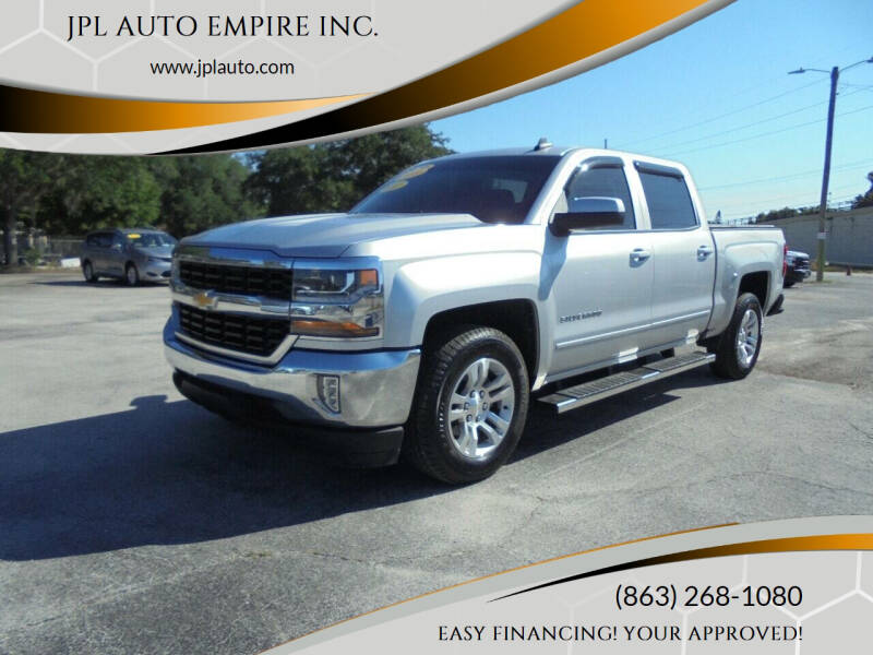 2018 Chevrolet Silverado 1500 for sale at JPL AUTO EMPIRE INC. in Lake Alfred FL