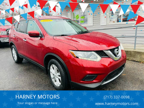 2016 Nissan Rogue for sale at HARNEY MOTORS in Gettysburg PA
