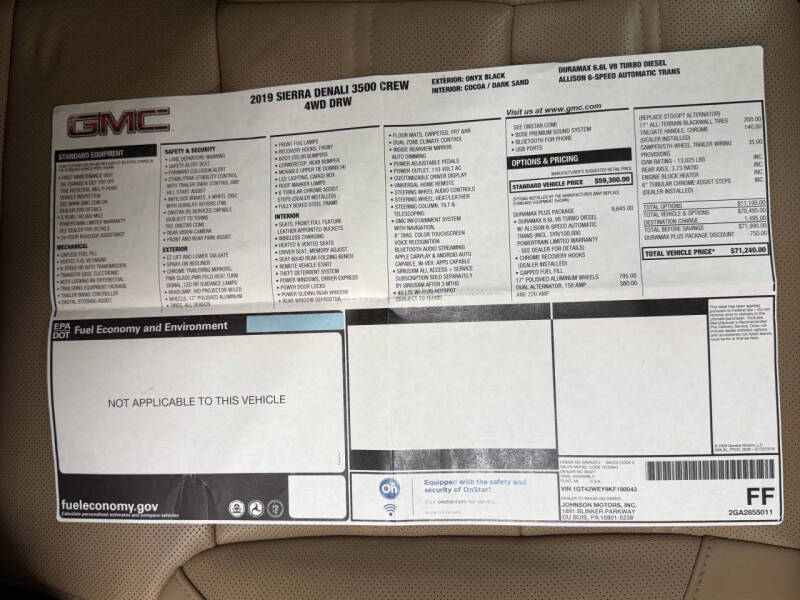 2019 GMC Sierra 3500HD Denali