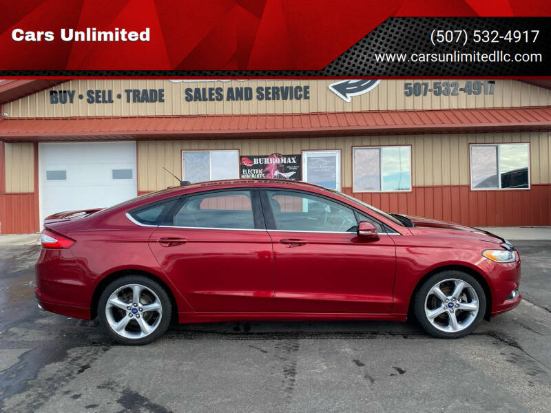 2014 Ford Fusion for sale at Cars Unlimited in Marshall MN