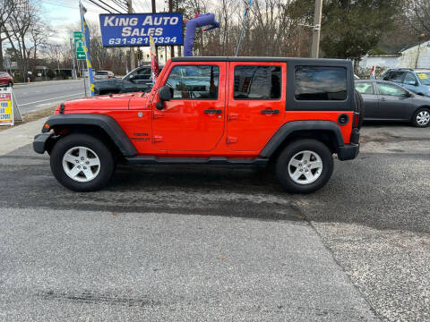 2015 Jeep Wrangler Unlimited for sale at King Auto Sales INC in Medford NY