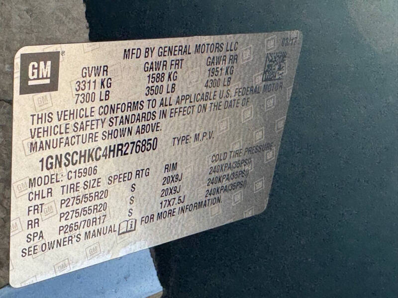 2017 Chevrolet Suburban LT