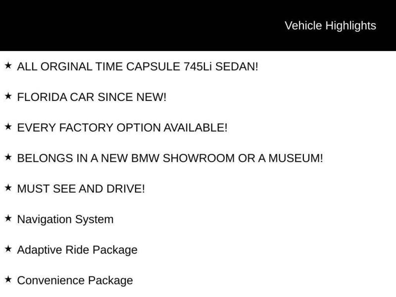 2003 BMW 7 Series 745Li