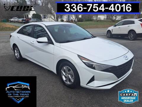 2021 Hyundai Elantra for sale at Auto Network of the Triad in Walkertown NC