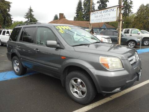 2007 Honda Pilot for sale at Lino's Autos Inc in Vancouver WA