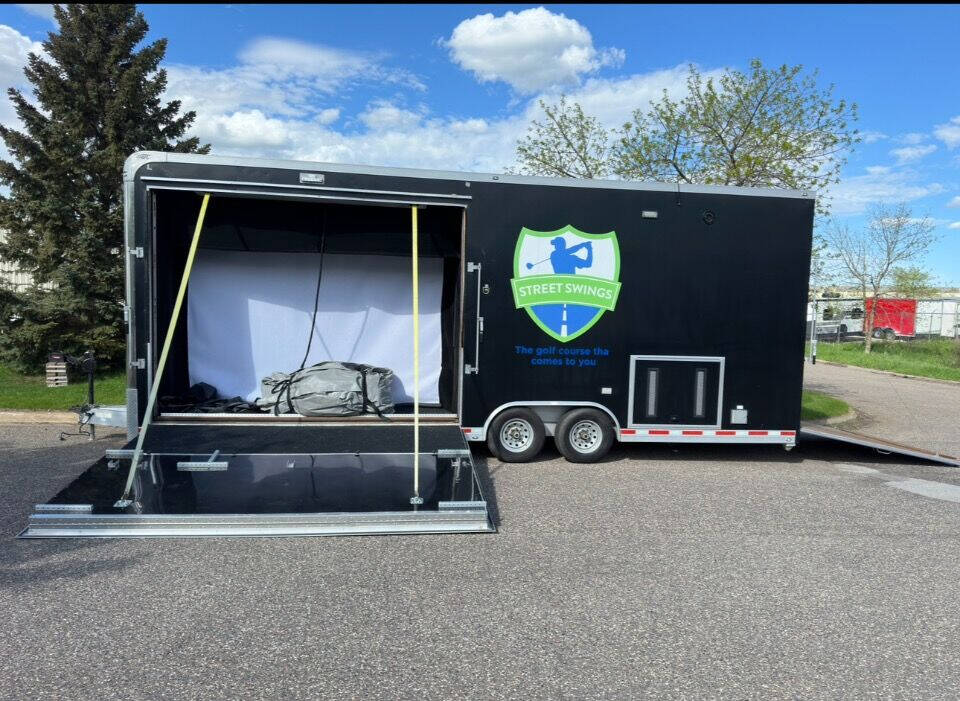 2017 ATC Golf 8.5x28 aluminum trailer for sale at Sales Ramp LLC in Elk River, MN