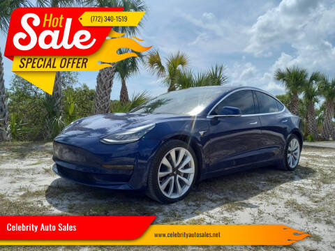 2018 Tesla Model 3 for sale at Celebrity Auto Sales in Fort Pierce FL