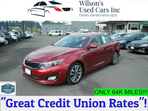 2015 Kia Optima for sale at Wilson's Used Cars Inc in Eugene OR