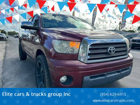 2008 Toyota Tundra for sale at Elite cars & trucks group Inc in Hollywood FL