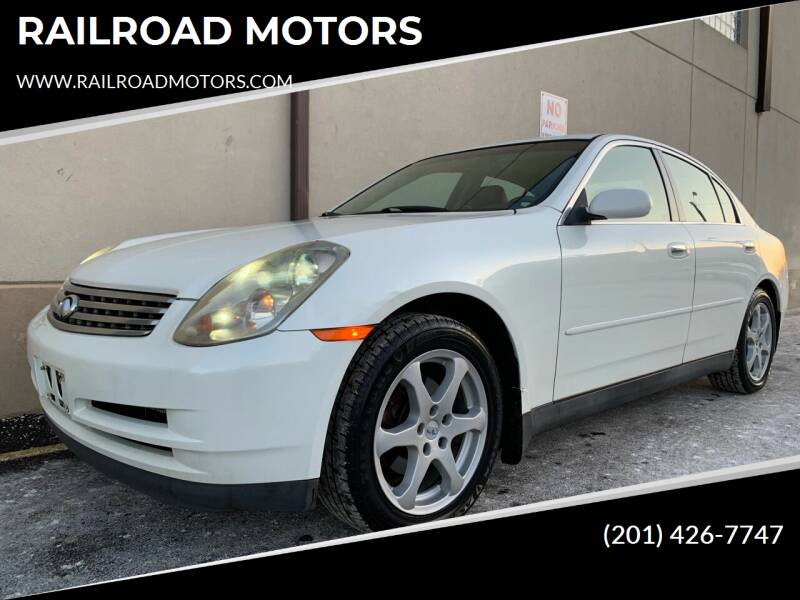2004 Infiniti G35 for sale at RAILROAD MOTORS in Hasbrouck Heights NJ