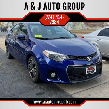 2016 Toyota Corolla for sale at A & J AUTO GROUP in New Bedford MA
