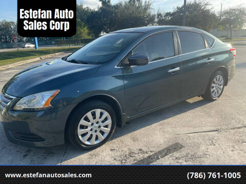 2015 Nissan Sentra for sale at Estefan Auto Sales Corp in Hialeah FL