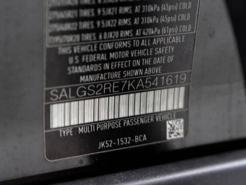 2019 Land Rover Range Rover Supercharged