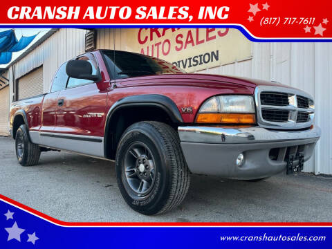 1999 Dodge Dakota for sale at CRANSH AUTO SALES, INC in Arlington TX