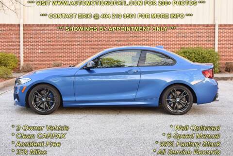2016 BMW 2 Series for sale at Automotion Of Atlanta in Conyers GA