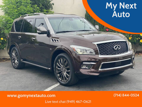 2015 Infiniti QX80 for sale at My Next Auto in Anaheim CA