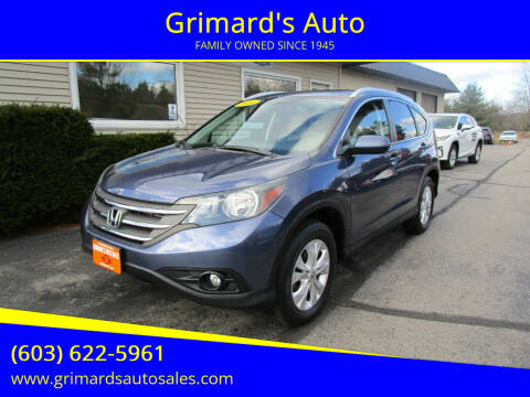 2014 Honda CR-V for sale at Grimard's Auto in Hooksett NH