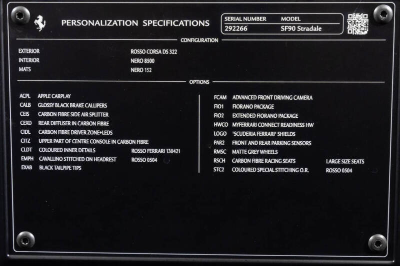 2023 Ferrari SF90 Stradale