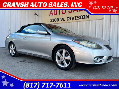 2007 Toyota Camry Solara for sale at CRANSH AUTO SALES, INC in Arlington TX