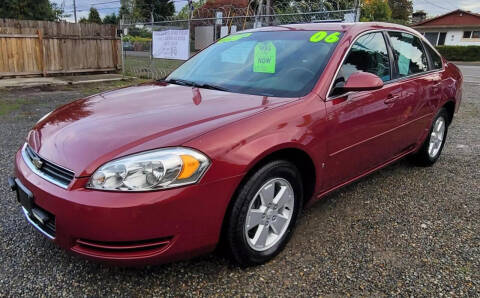 2006 Chevrolet Impala for sale at Aldridge Auto's Sales & Repair in University Place WA