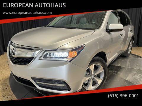 2014 Acura MDX for sale at EUROPEAN AUTOHAUS in Holland MI