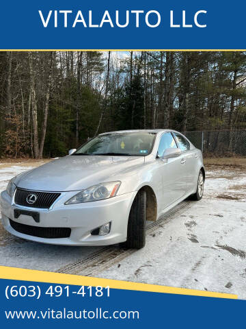 2009 Lexus IS 250 for sale at VITALAUTO LLC in Loudon NH