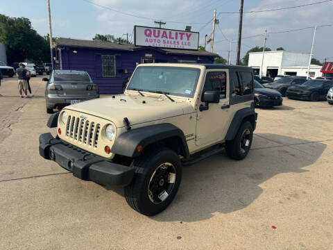2011 Jeep Wrangler for sale at Quality Auto Sales LLC in Garland TX