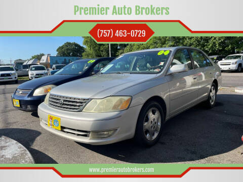 2004 Toyota Avalon for sale at Premier Auto Brokers in Virginia Beach VA