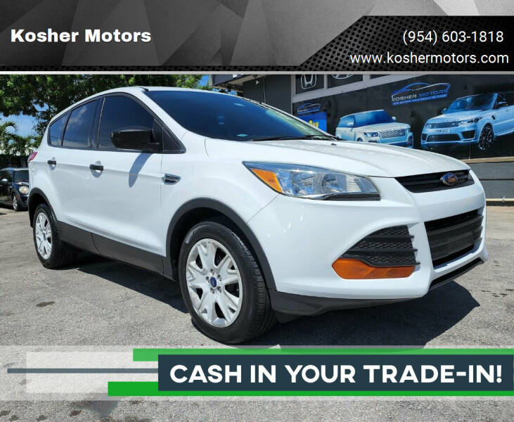 2016 Ford Escape for sale at Kosher Motors in Hollywood FL