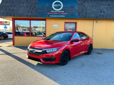 2016 Honda Civic for sale at Exclusive Motors in Omaha NE